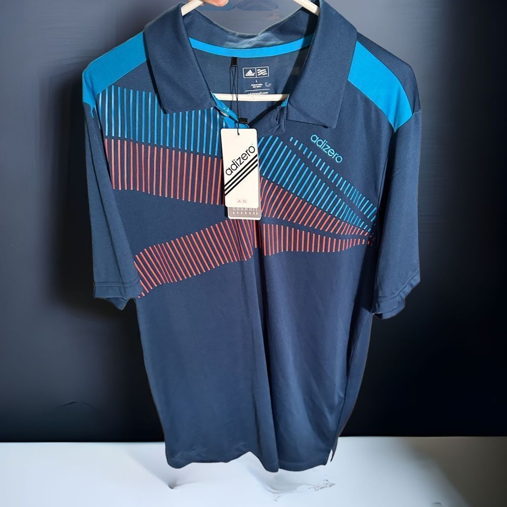 Adizero adidas golf polo. Large - Picture 9 of 9